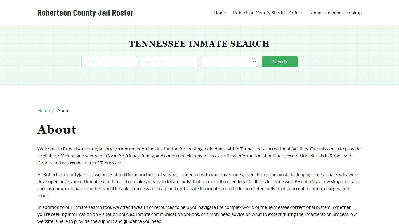 About - robertsoncountyjail.org